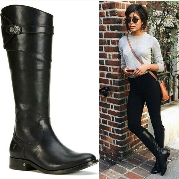 frye molly button riding boot